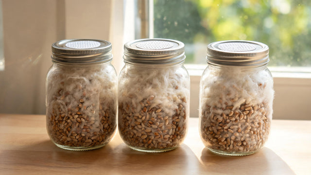 mycelium sur grain